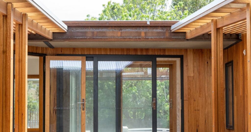 Custom home on the Bellarine Peninsula with timber detailing
