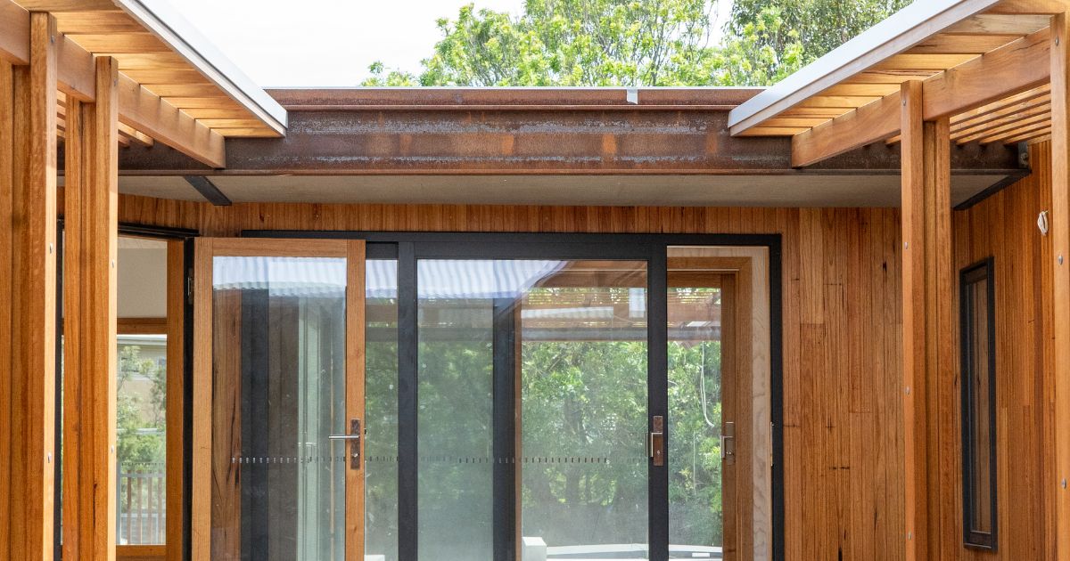 Custom home on the Bellarine Peninsula with timber detailing